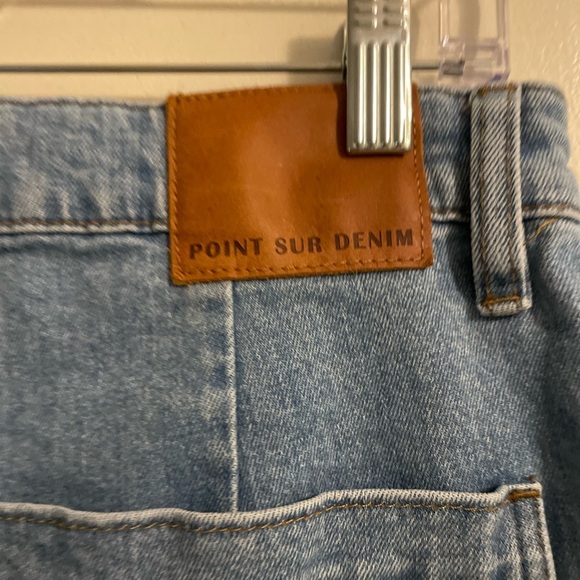 J Crew Point Sur Wide Leg Crop Jean Size 30 Tall - Picture 11 of 13